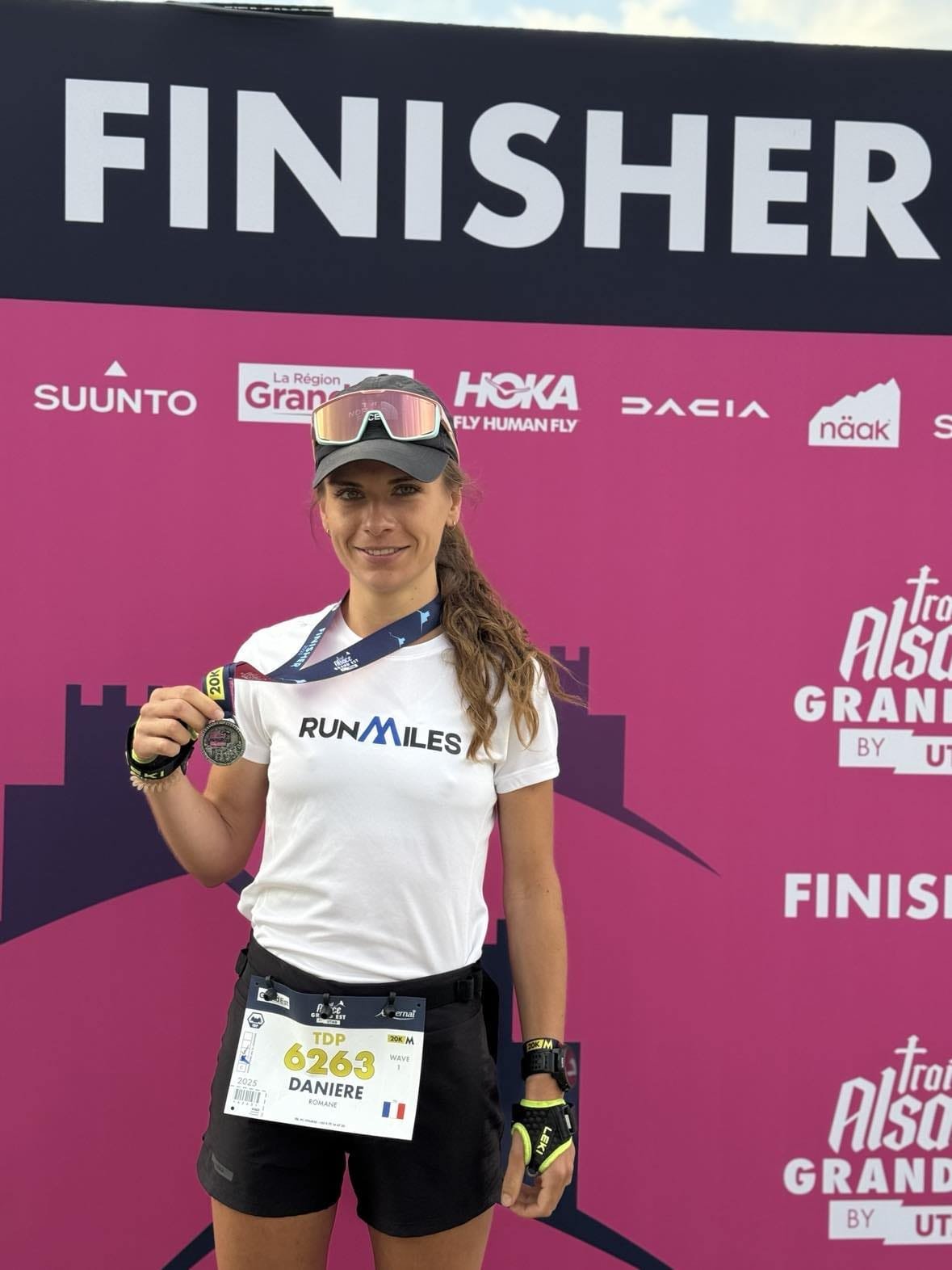 Romane, coureuse Runmiles, finisher du Trail Alsace Grand Est